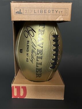 Chris Stapleton Signed Autographed Wilson Football Traveller Whiskey